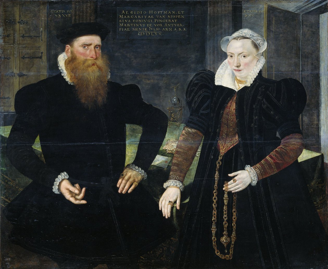 Portret van Gillis Hooftman door Maarten de Vos