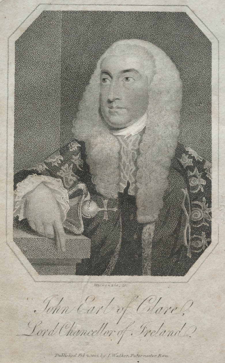 John Fitzgibbon, Graaf van Clare (1749-1802) door Mackenzie