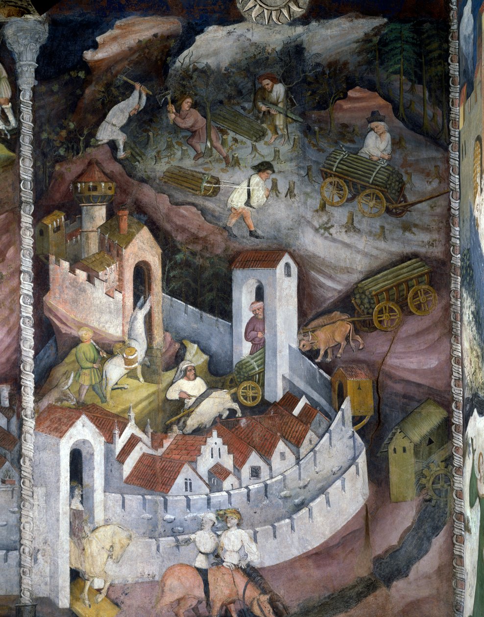Maand december, Cyclus van de Maanden door Maestro (attr. to) Venceslao