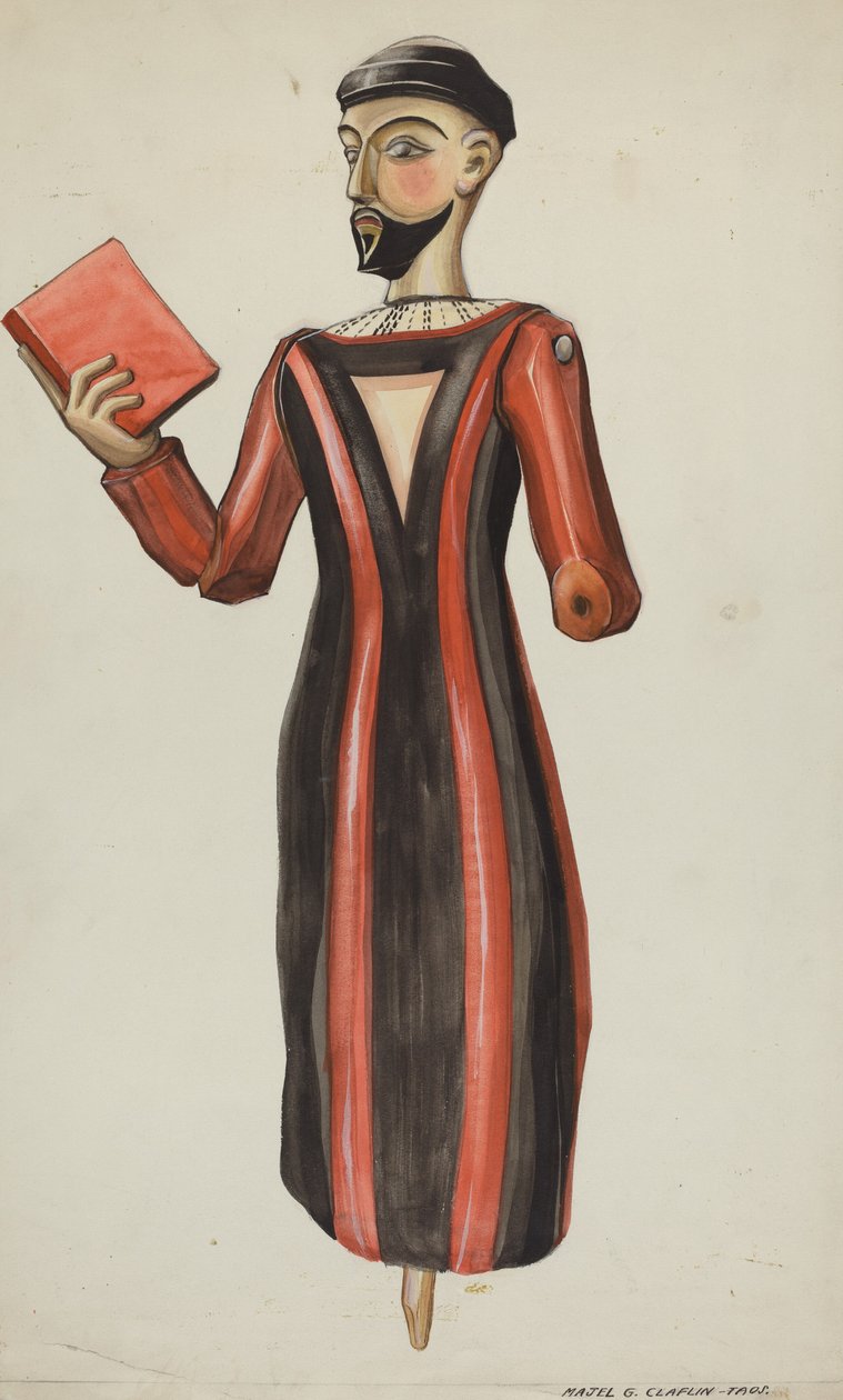 Bulto, St. Franciscus, ca. 1936 door Majel G. Claflin