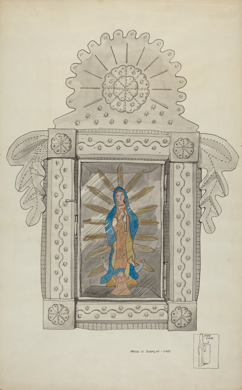 Tin Nicho met Guadalupe Bulto door Majel G. Claflin