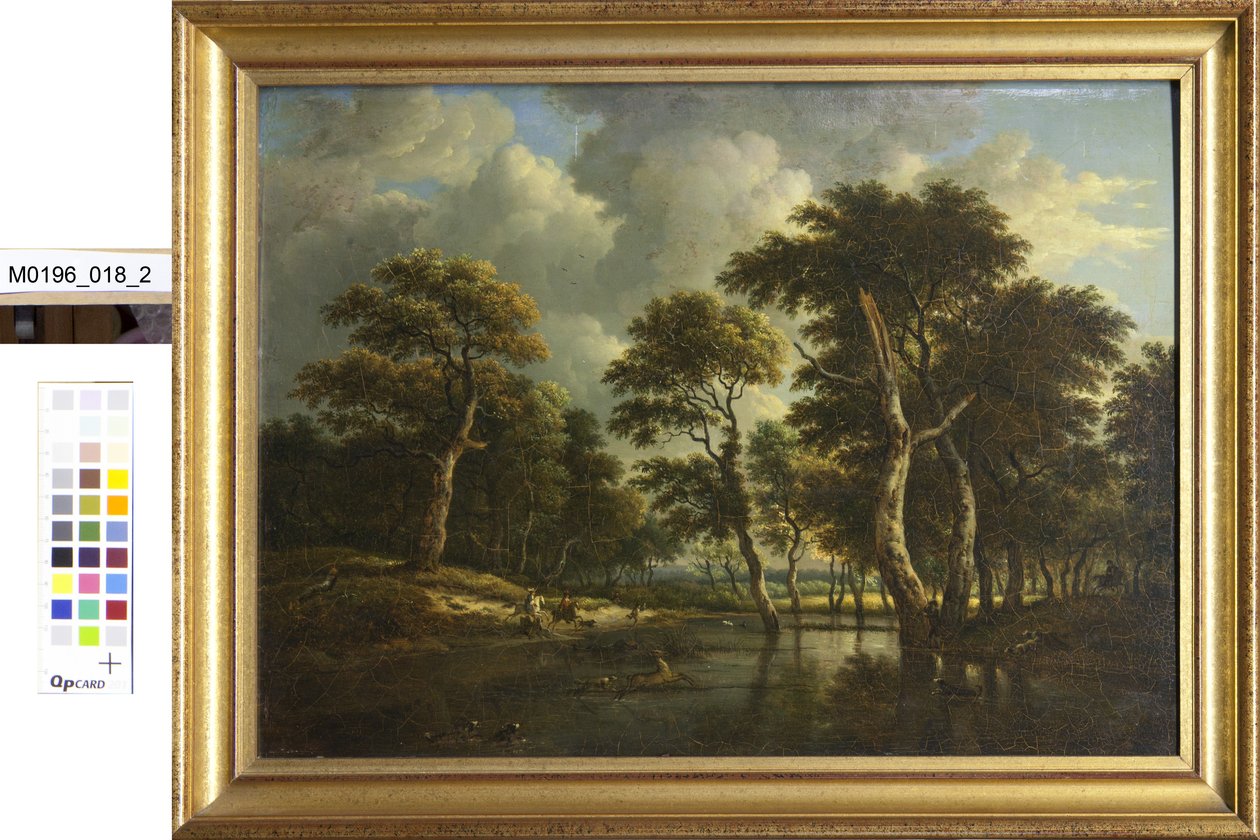 De jacht door Jacob van Ruisdael