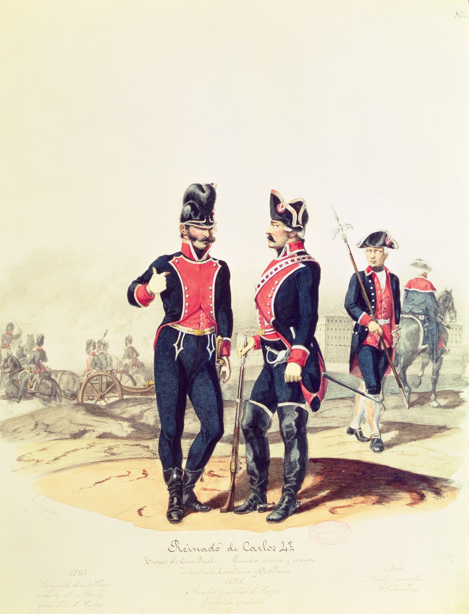 Reinado de Carlos IV, 1795 door Manuel Jimenez Gonzalez