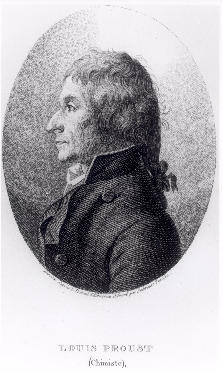 Joseph Louis Proust (1754-1826) gegraveerd door Ambroise Tardieu (1788-1841) door Manuel Albuerne