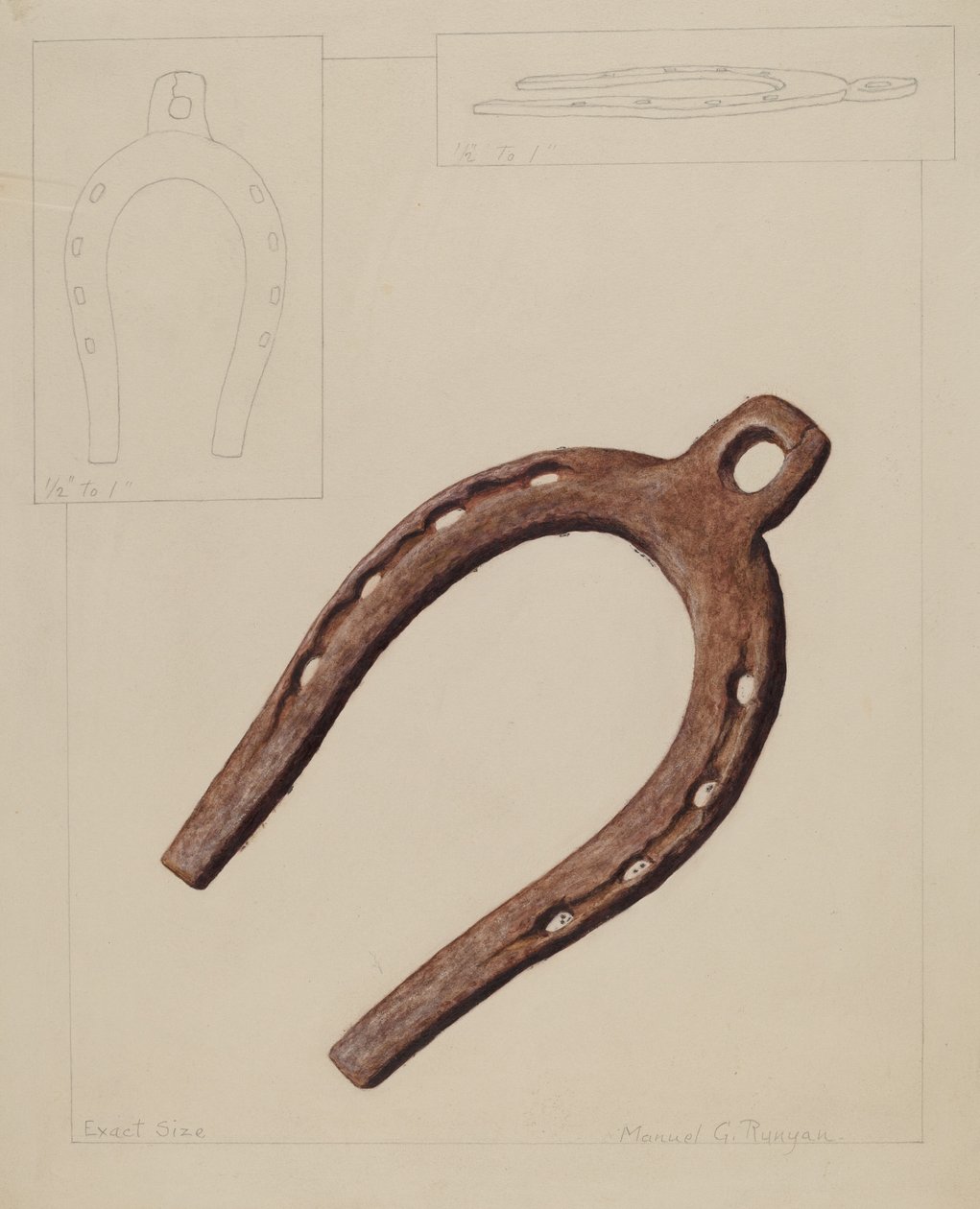Muilezel Schoen, ca. 1937 door Manuel G. Runyan