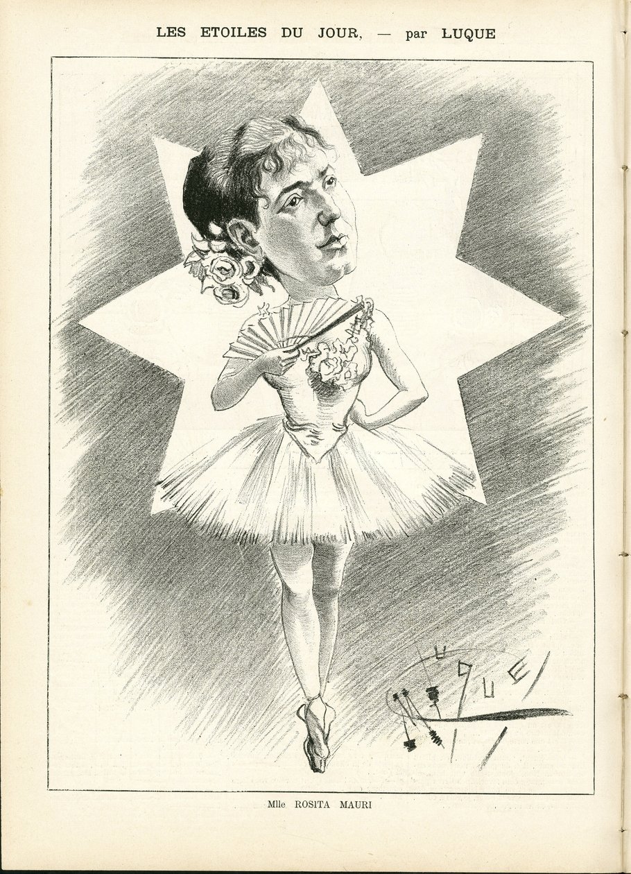 Illustratie van Manuel Luque in La Caricature (1880) door Manuel Luque