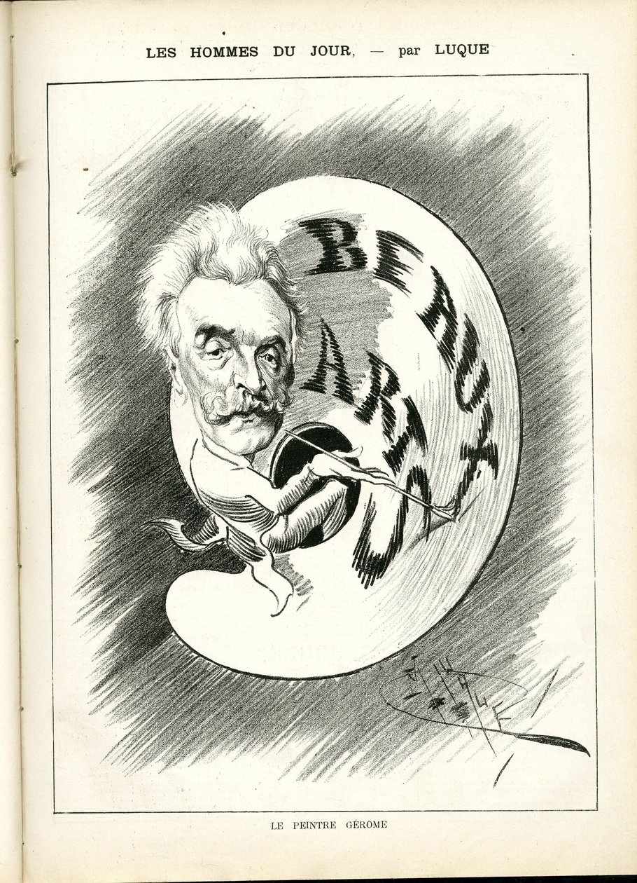 Illustratie in La Caricature (1880) door Manuel Luque