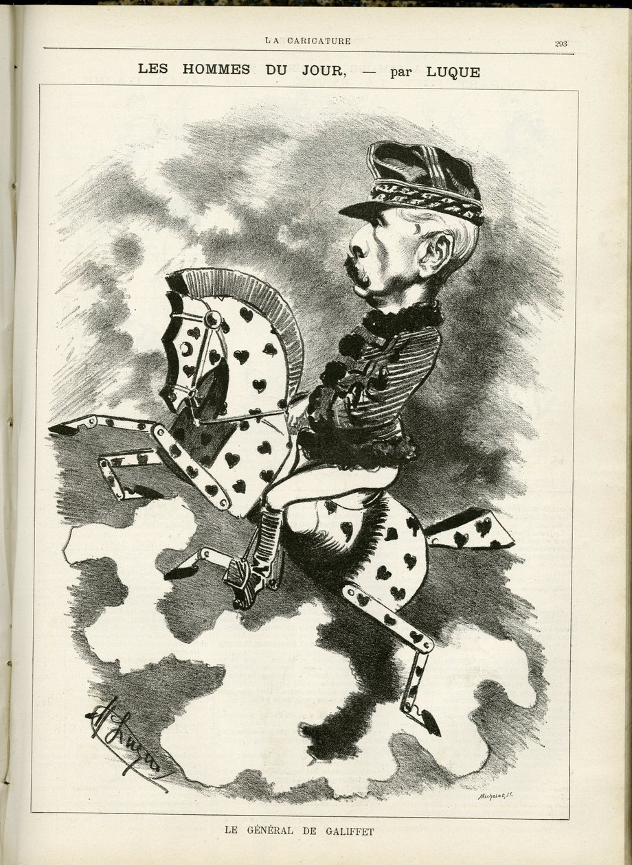 Illustratie van Manuel Luque (1854-1919) in La Caricature (1880) door Manuel Luque