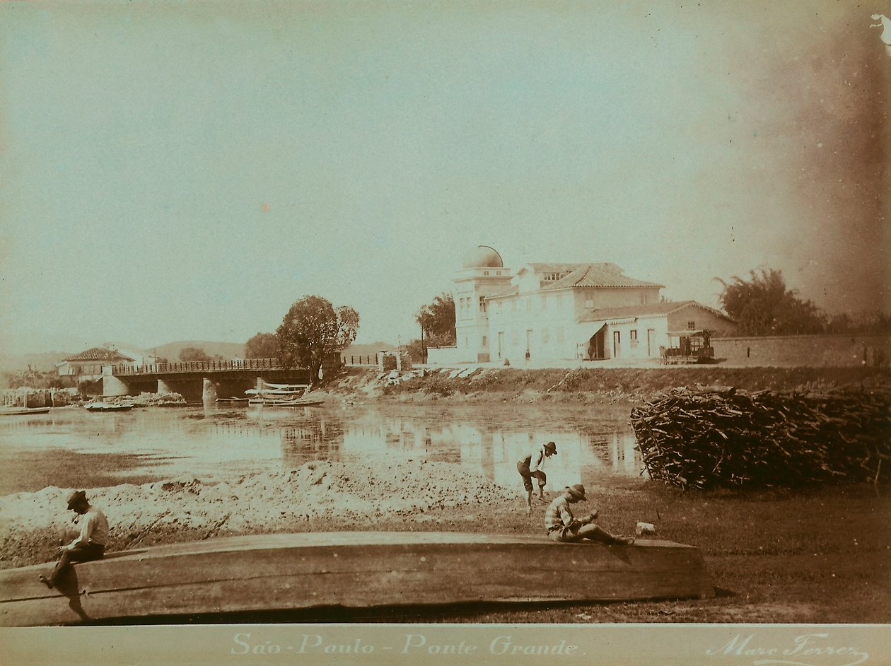 Ponte Grande in San Paolo, uit het album Rio door Marc Ferrez