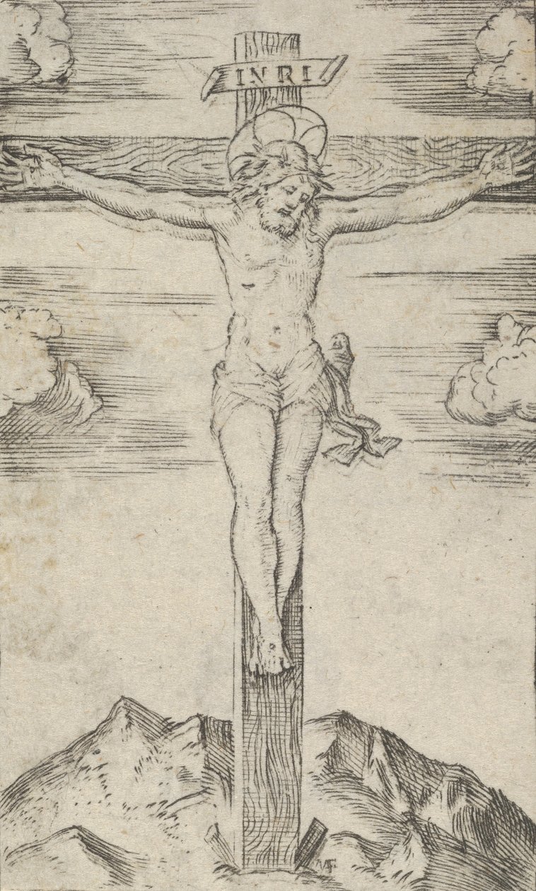 Christus aan het kruis, uit de serie 