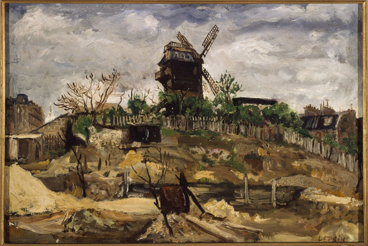 Le moulin de la Galette door Marcel Leprin