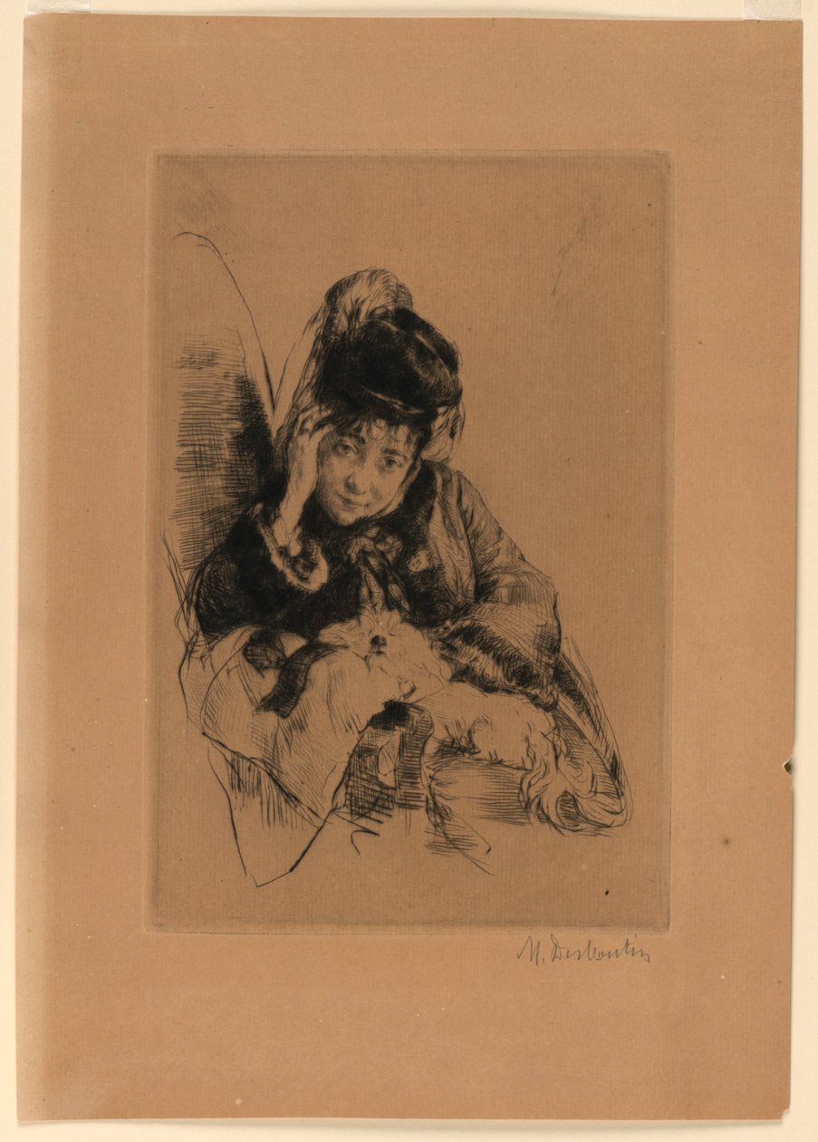 Madame Desboutin door Marcellin Desboutin