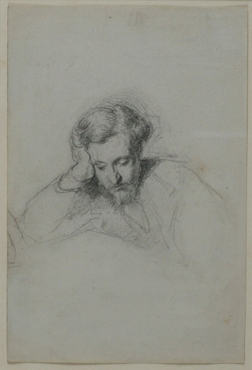 Portret van de dichter Heinrich Heine 1797-1856, 1853 door Marcellin Gilbert Desboutins