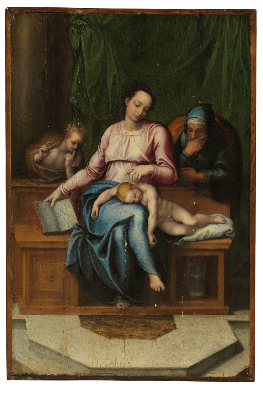 De Heilige Familie door Marcello Venusti