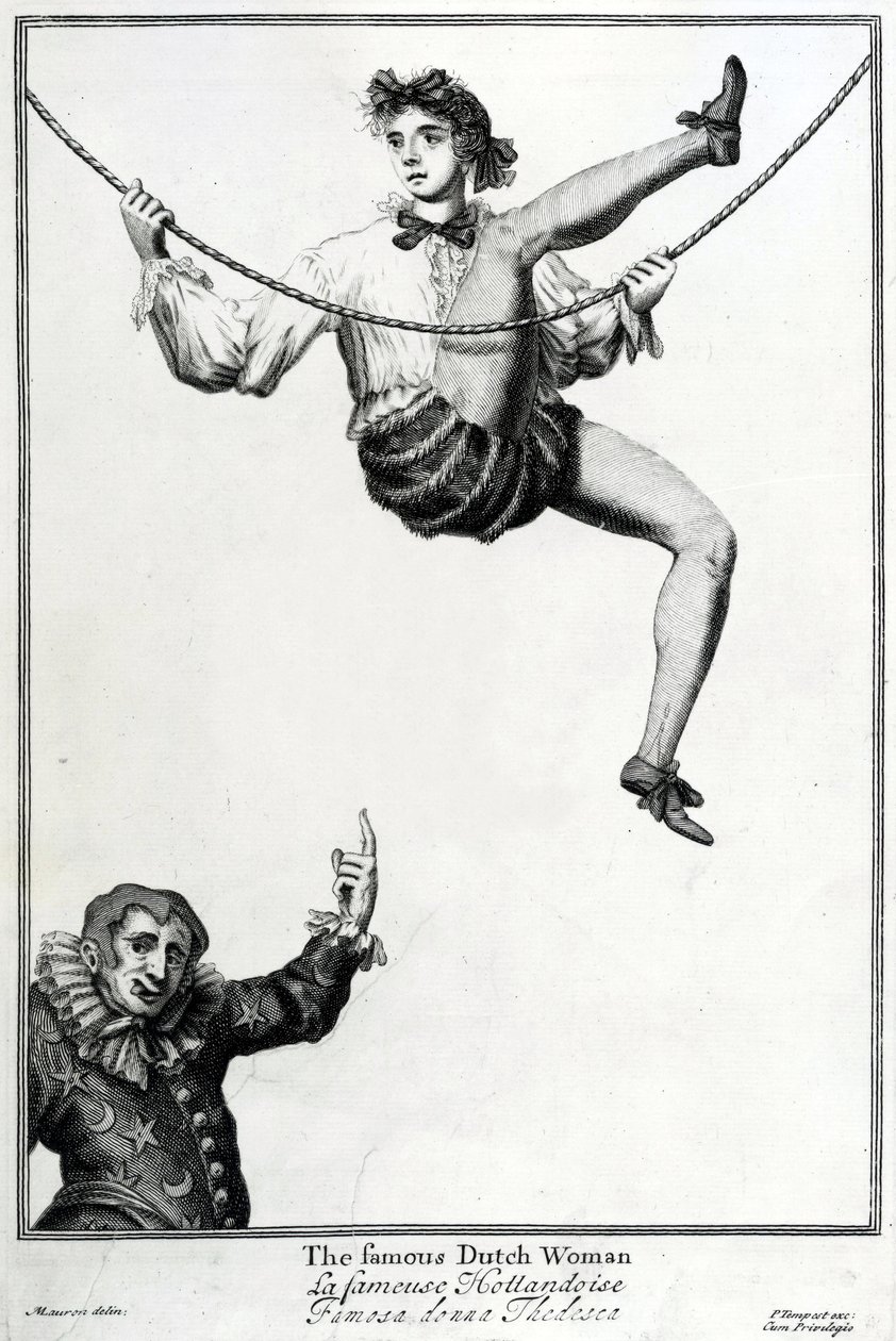 Bartholomew Fair, Londen: De beroemde Nederlandse vrouw door Marcellus the Elder Laroon