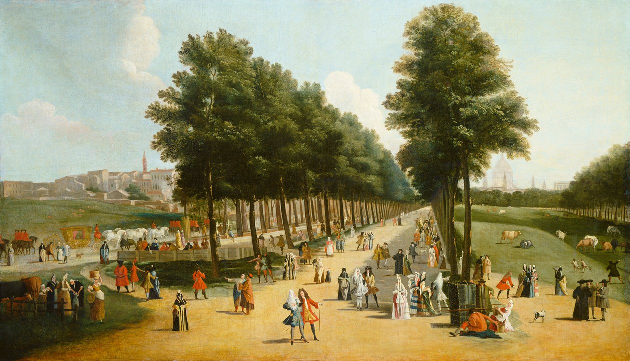 Uitzicht op de Mall in St James
