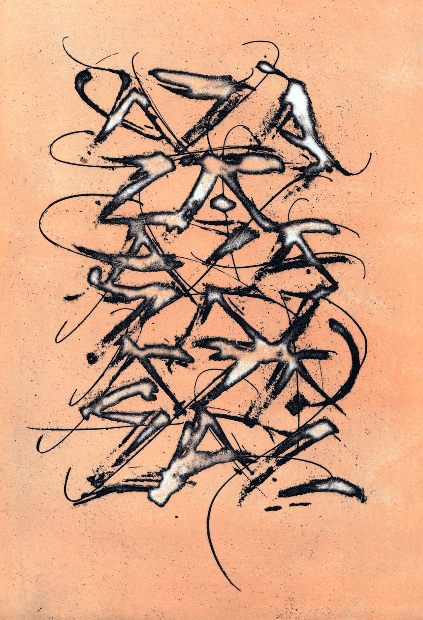 AZA, 2002 (suiker aquatint) door Marco Campedelli