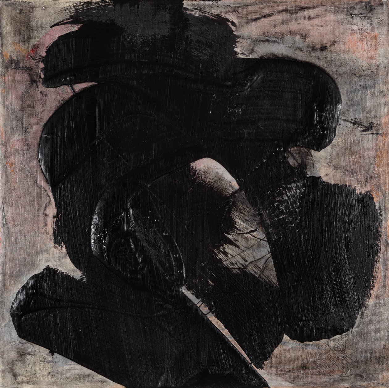 Materica #01, 2024 (acryl op doek) door Marco Campedelli