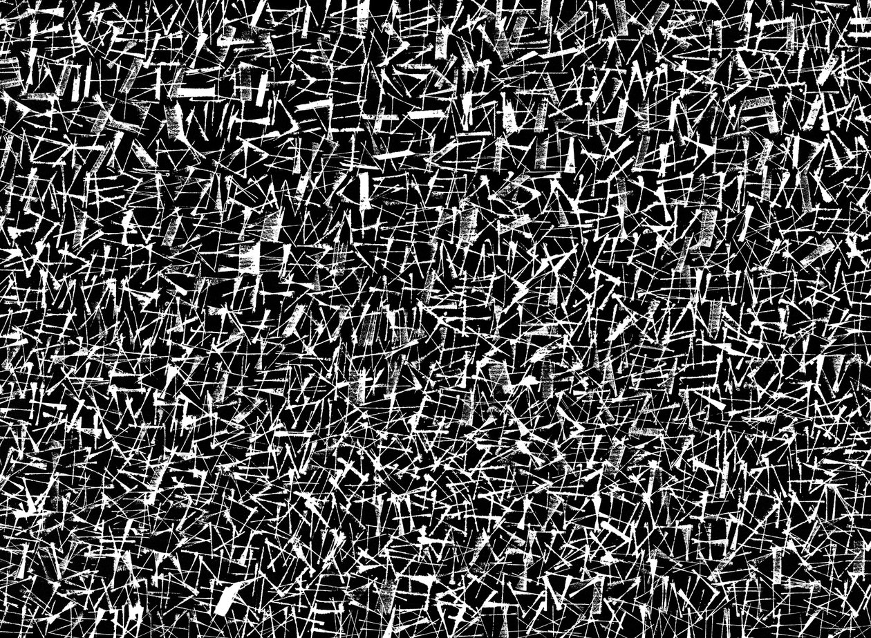 Textuur, 2017 (inkt op ingres papier) door Marco Campedelli