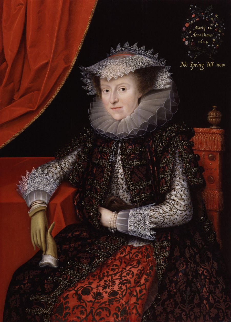 Mary, Lady Scudamore door Marcus Gheeraerts the Younger