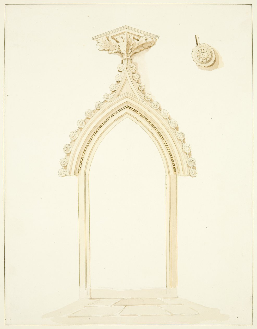 Deur van de Vestry Kamer van de Kathedraal van Bristol door Marcus H. Homes
