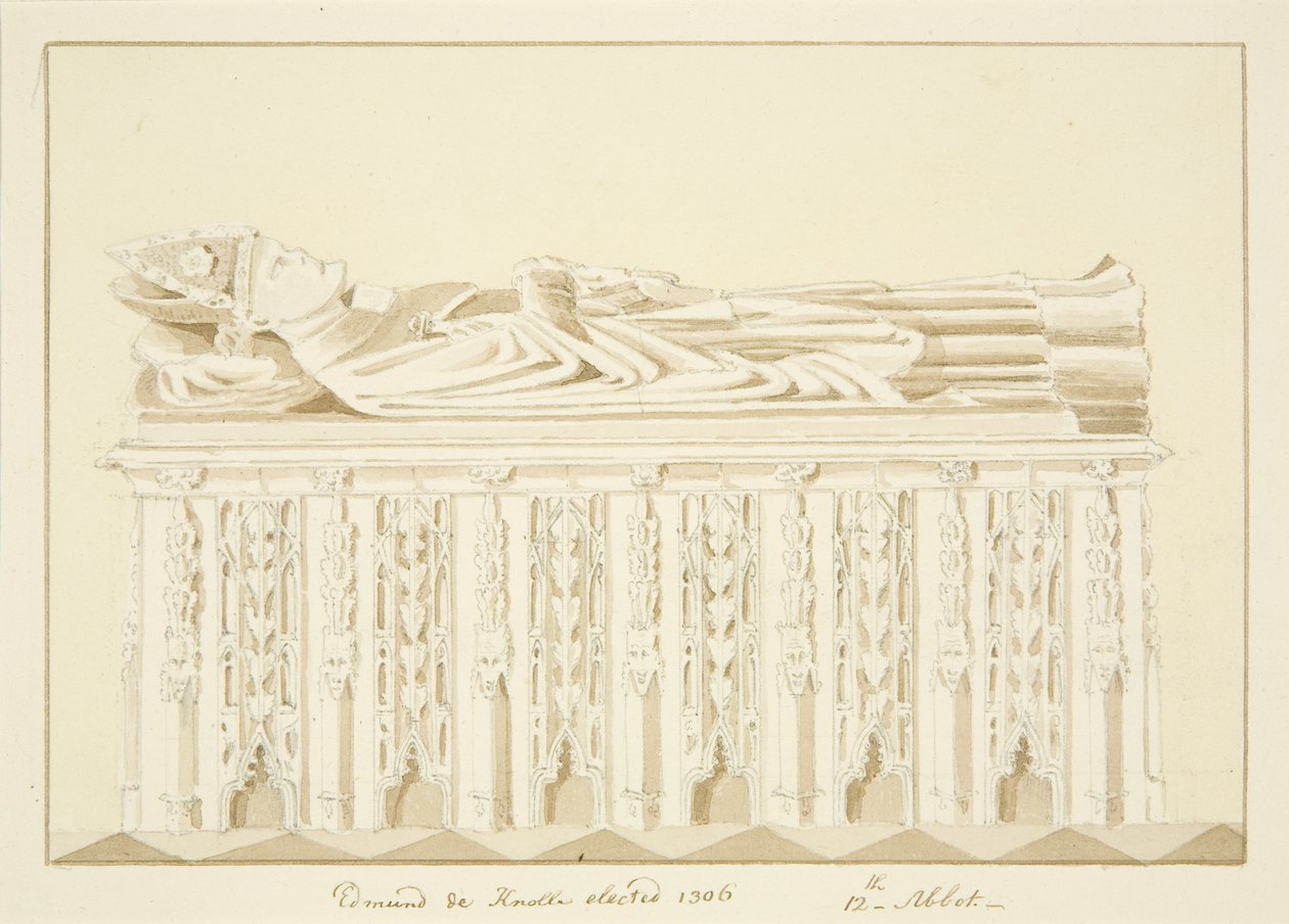 Graf van abt Knowles in de kathedraal van Bristol door Marcus H. Homes