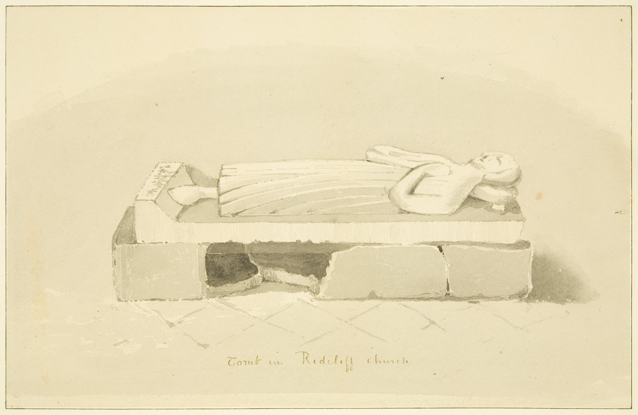 Graf van Sir John Lamyngton in St Mary Redcliffe door Marcus H. Homes