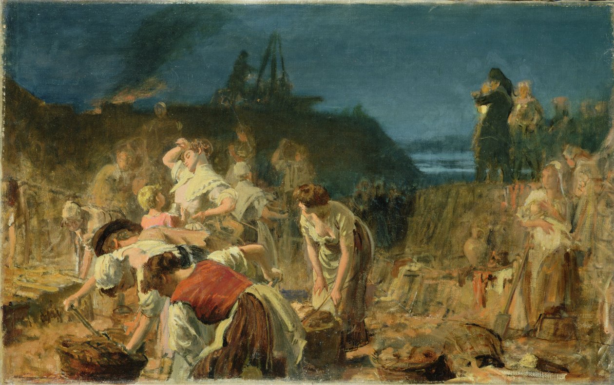 Belegering van Drogheda, 1649, tijdens de Burgeroorlog door Marcus Stone