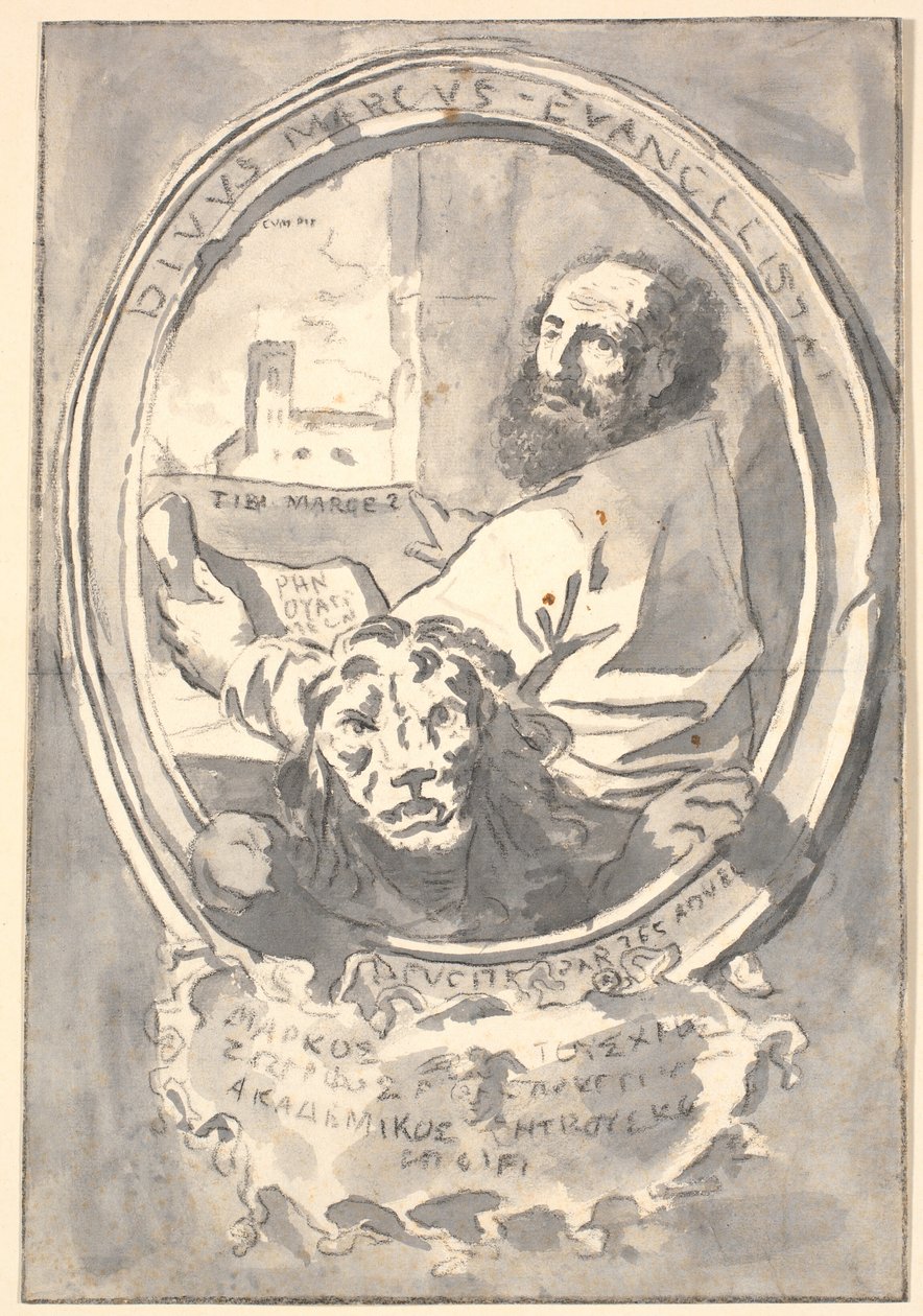 Evangelist Marcus door Marcus Tuscher