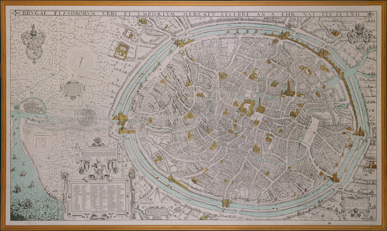 De Stad Brugge door Marcus the Elder Gheeraerts