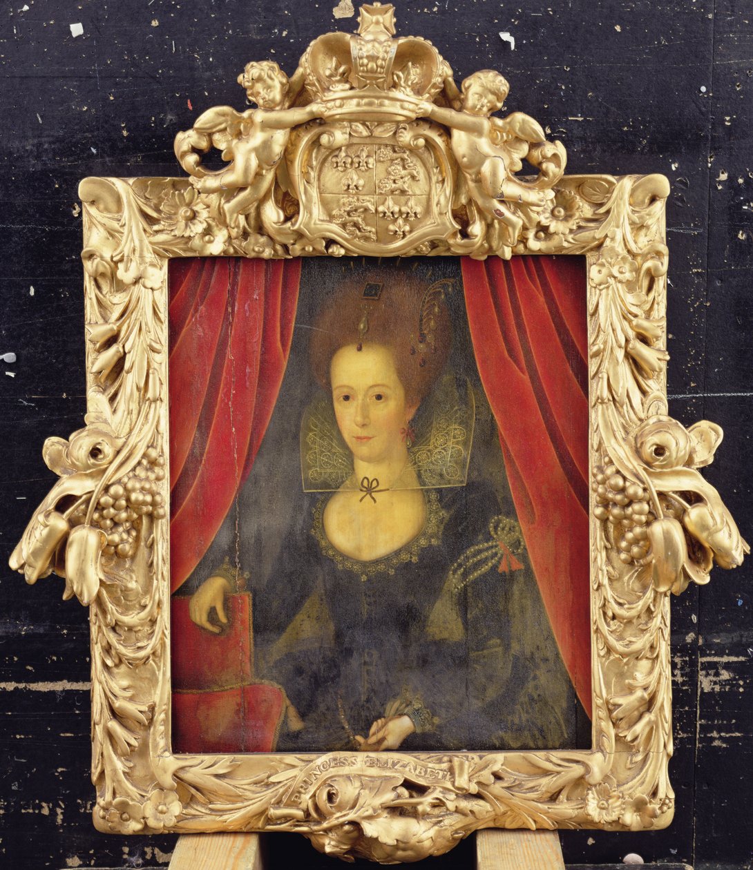 Portret van een dame die prinses Elizabeth zou zijn, ca. 1560 door Marcus the Younger (follower of) Gheeraerts
