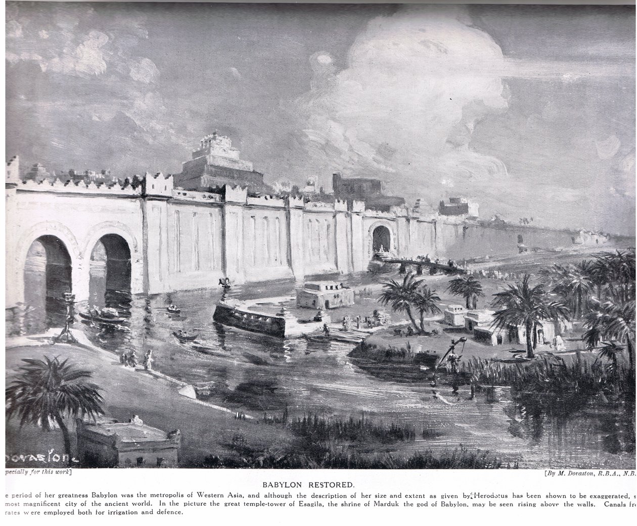Hersteld Babylon, illustratie uit 