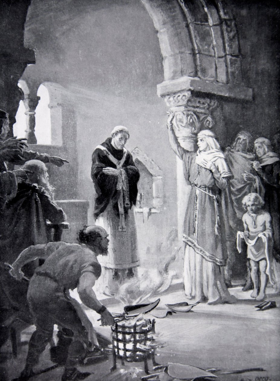 Het oordeel van de negen ploegscharen, illustratie uit 