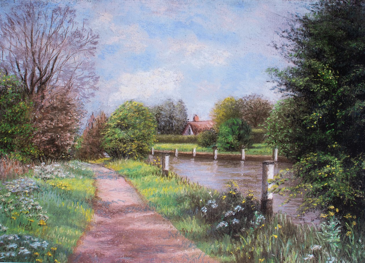 Eton Lock, Rivier de Theems, 2001 door Margo Starkey