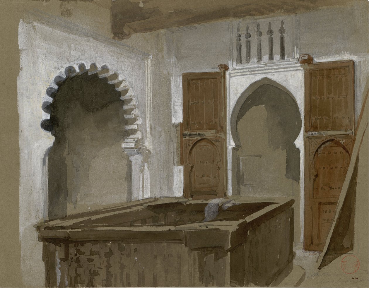 Ons huis in Tetouan (Ons huis in Tetouan) door Marià Fortuny Marsal