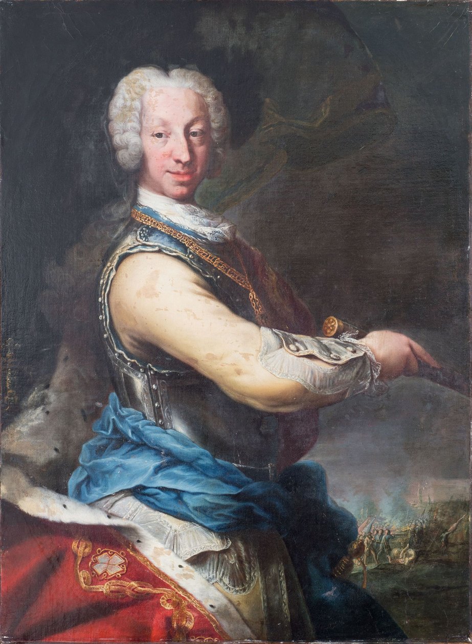 Portret van Karel Emmanuel III door Maria Giovanna Clementi