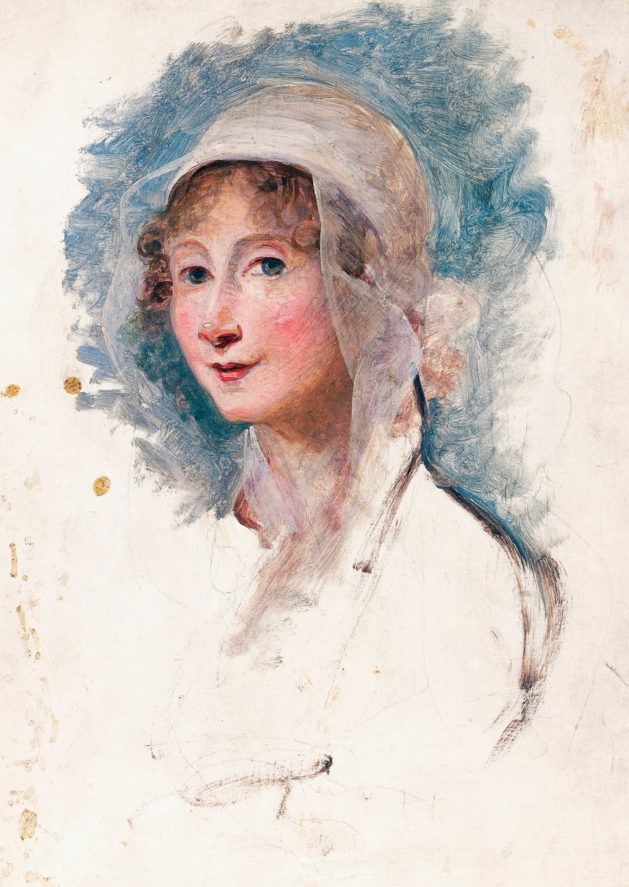 Portret van Giulia Bonesana Beccaria door Maria Hadfield Cosway
