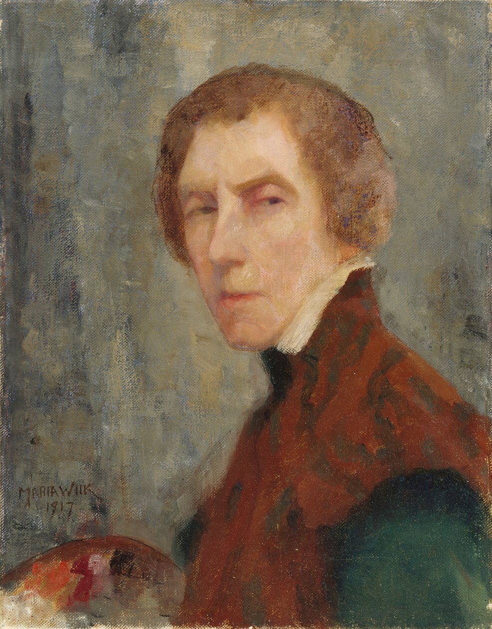 Zelfportret door Maria Wiik