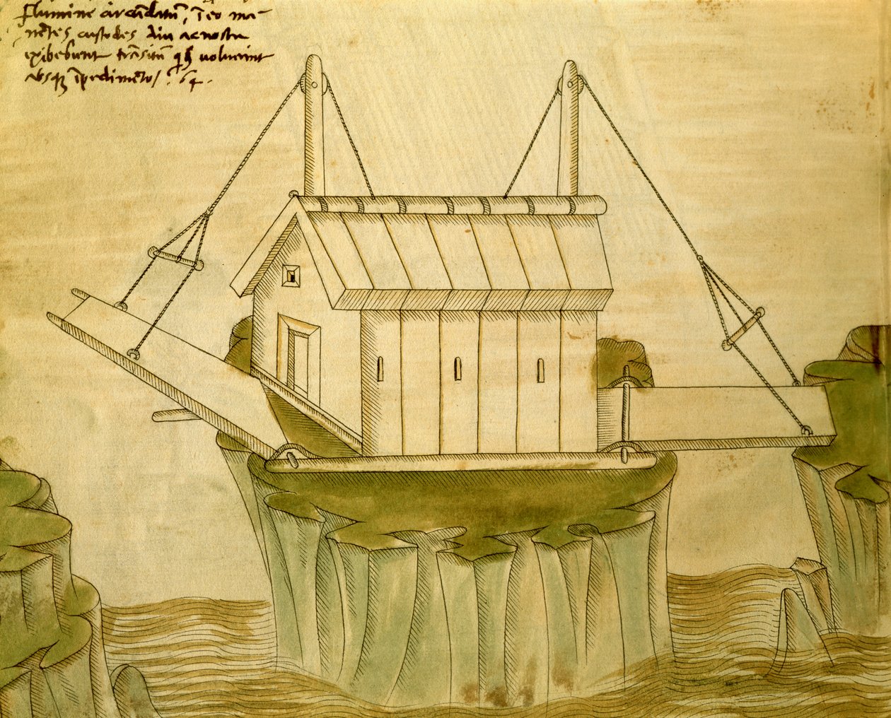 Ontwerp voor een fort met twee ophaalbruggen, illustratie uit 