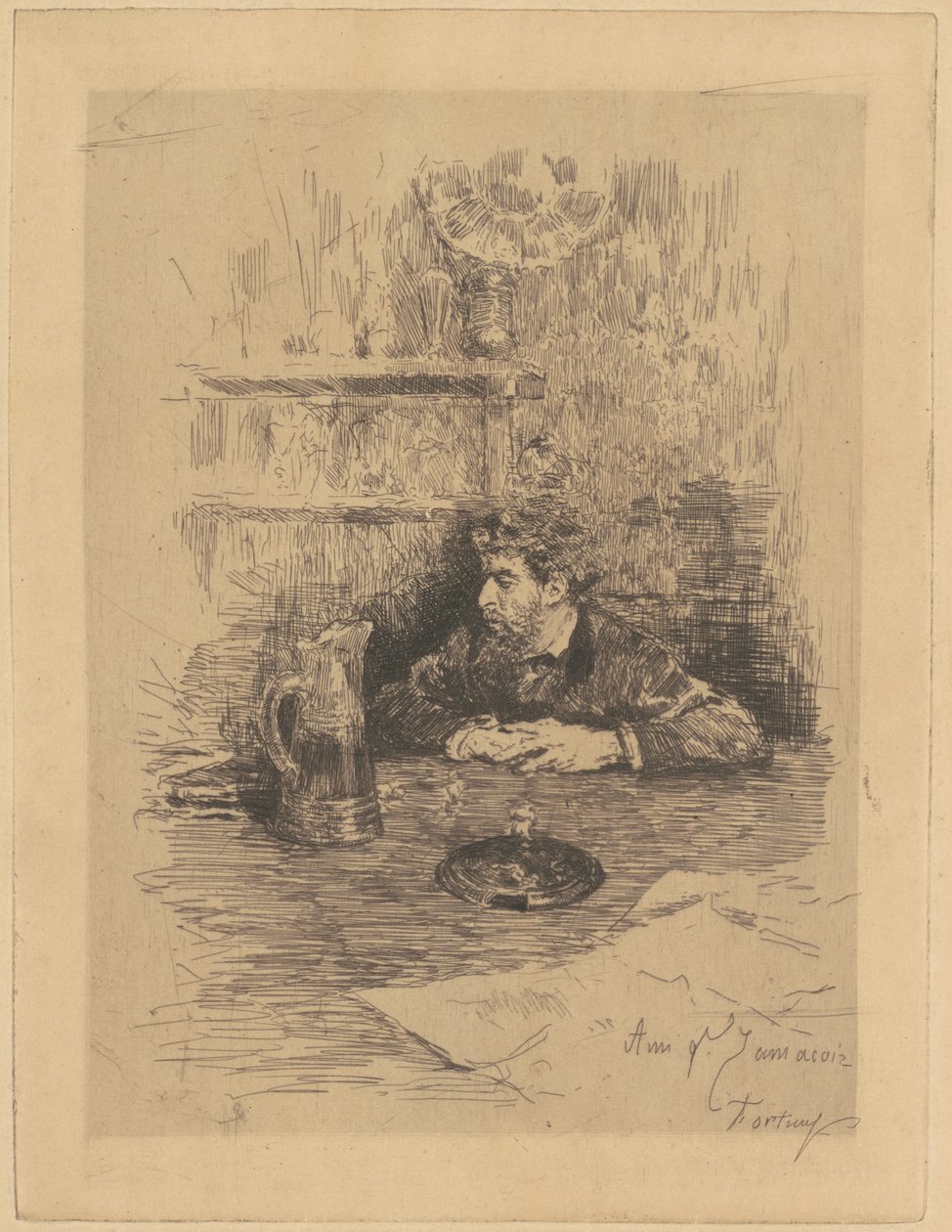 Ami Ed. Zamacois (Eduardo Zamacois y Zabala) door Marià Fortuny