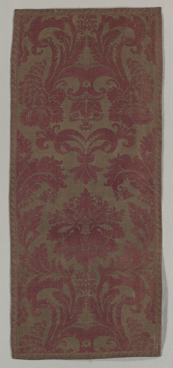 Reproductie van een Florentijns Fluweel door Mariano Fortuny y Madrazo
