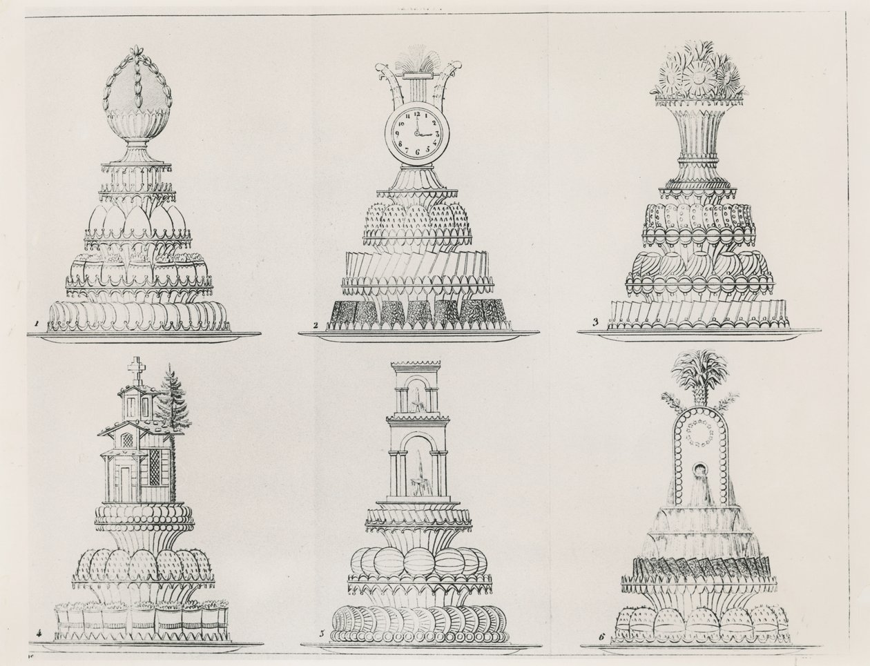 Ontwerpen door Antoine Careme door Marie Antoine Careme