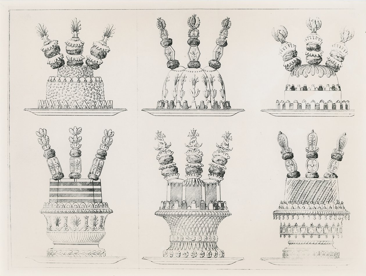 Ontwerpen door Antoine Careme door Marie Antoine Careme