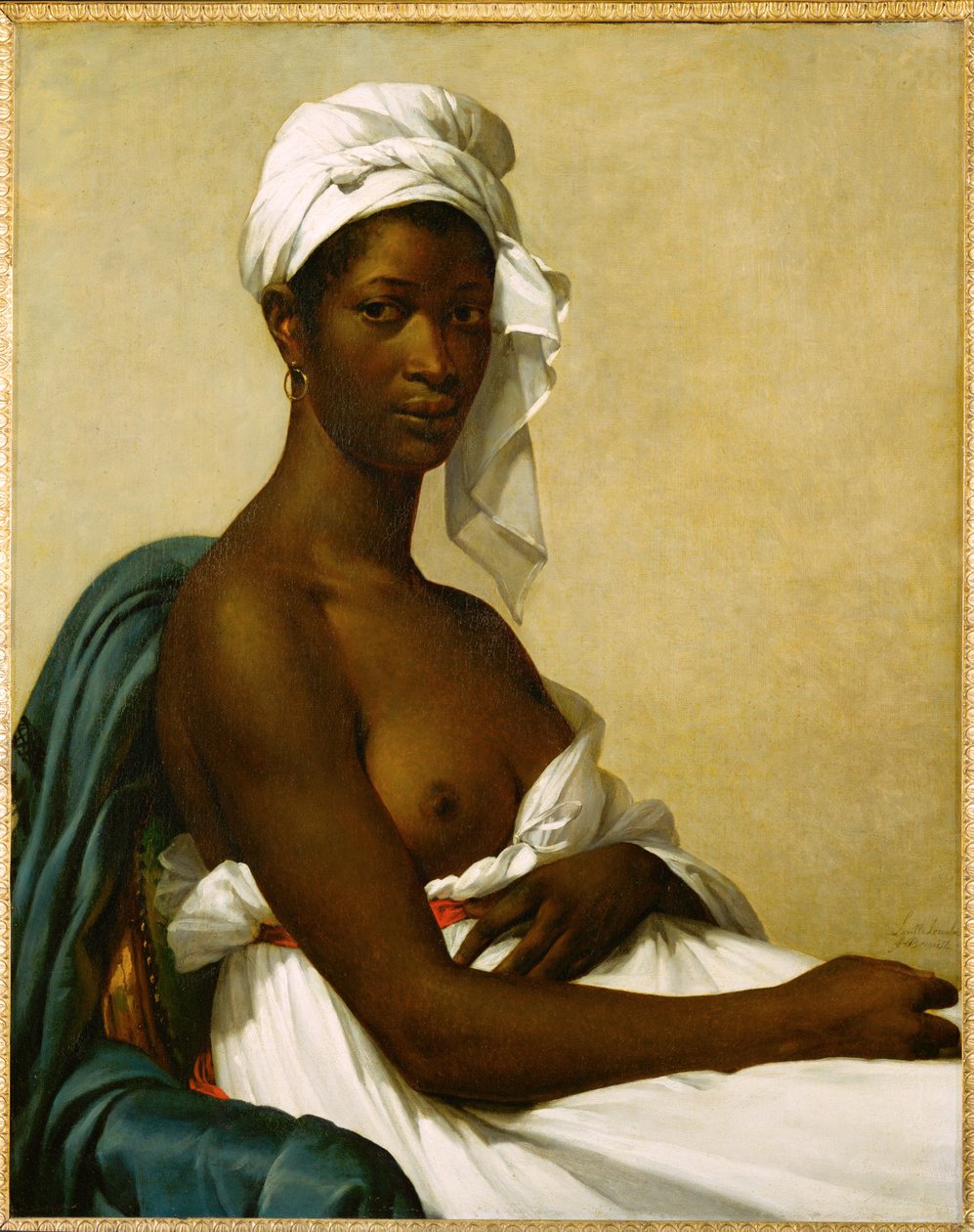 Portret van een negerin door Marie Guilhelmine Benoist