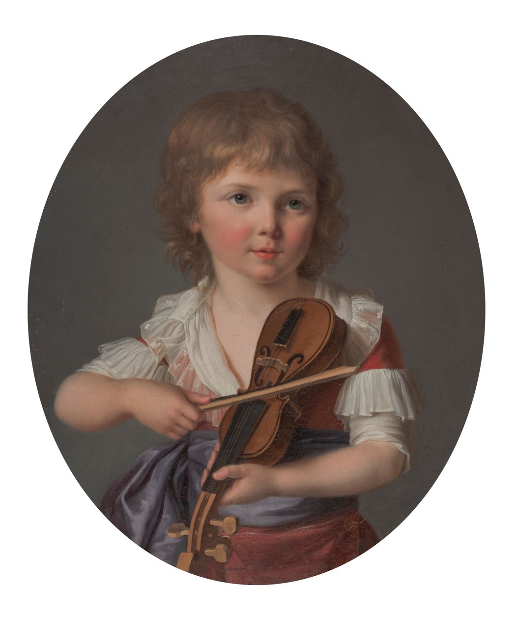 Meester Henri Gabiou speelt viool door Marie Victoire Lemoine