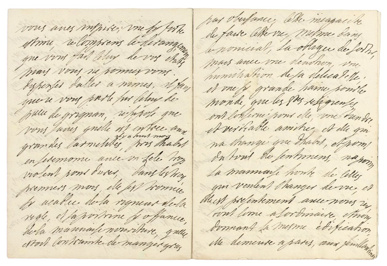 Autograaf brief aan Philippe Moulceau, Livry, 25 oktober 1686 door Marie de Rabutin Chantal Sévigné