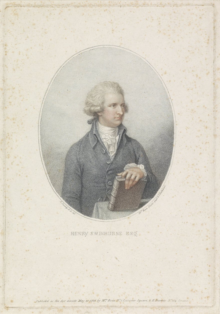 Portret van Henry Swinburne door Marino Bovi