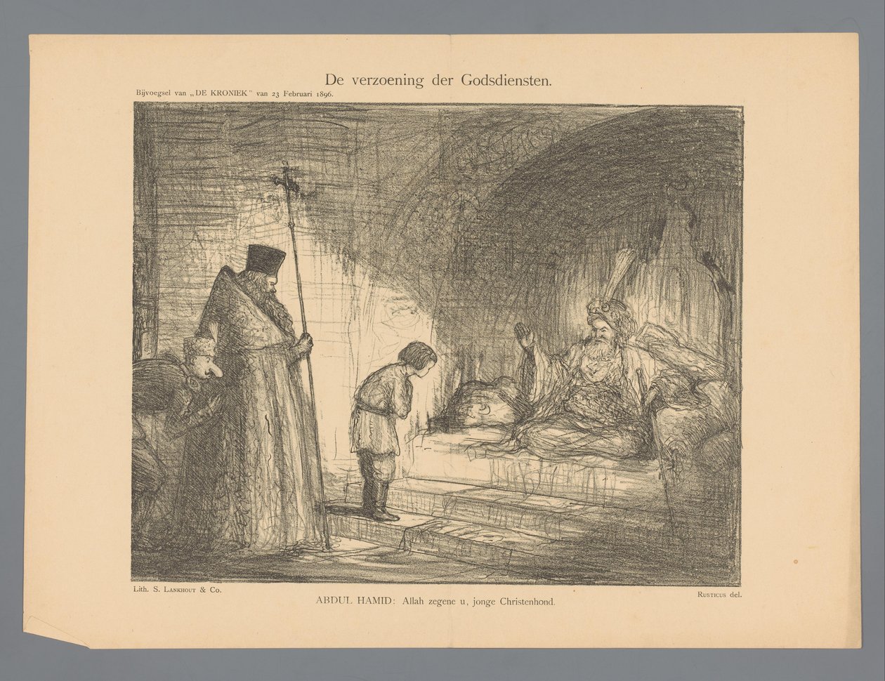 De verzoening der Godsdiensten door Marius Bauer