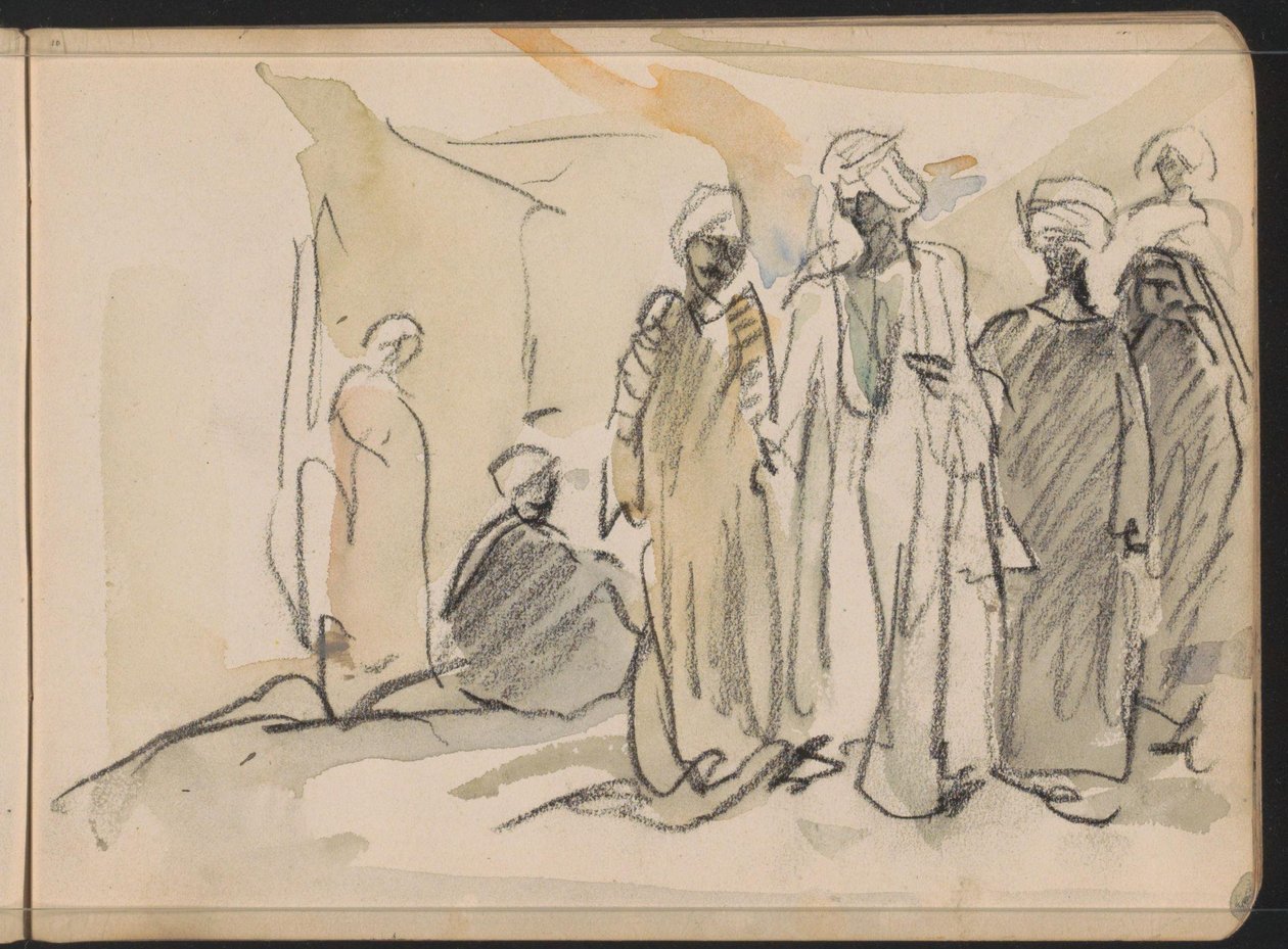 Groep Egyptenaren door Marius Bauer