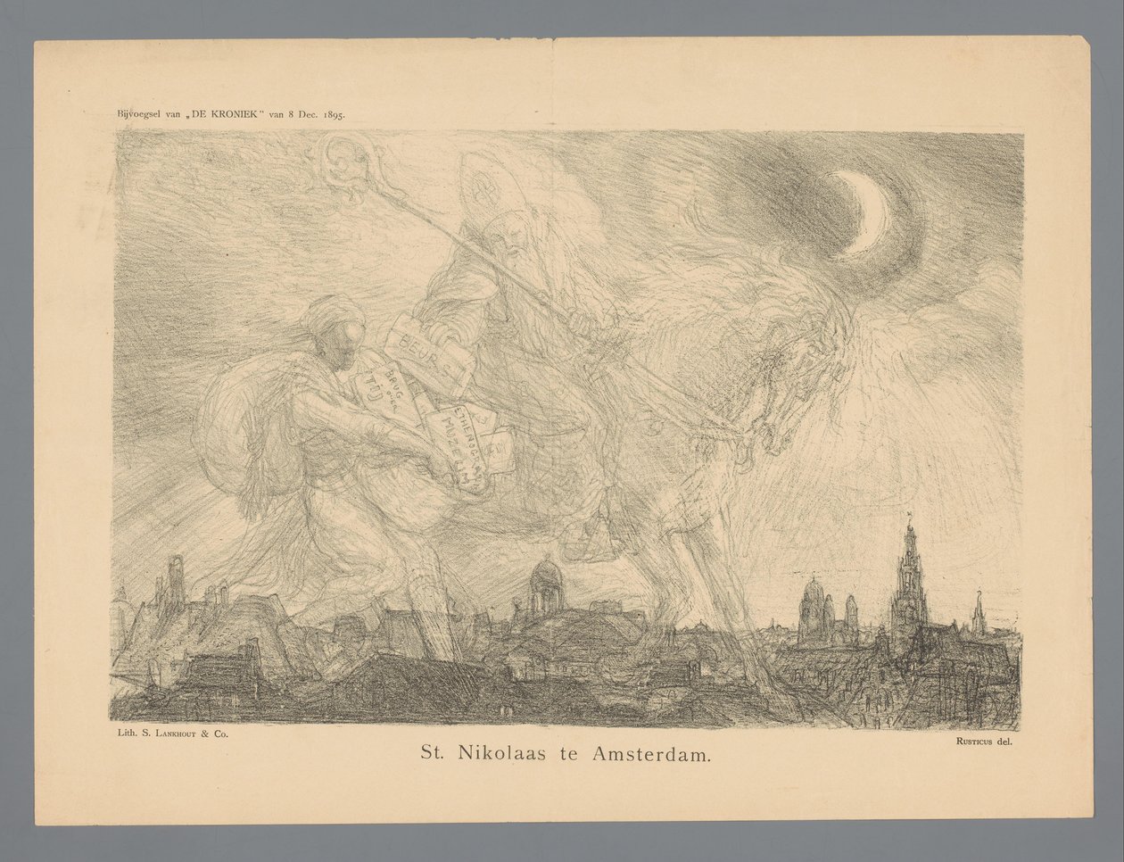 St. Nikolaas te Amsterdam door Marius Bauer